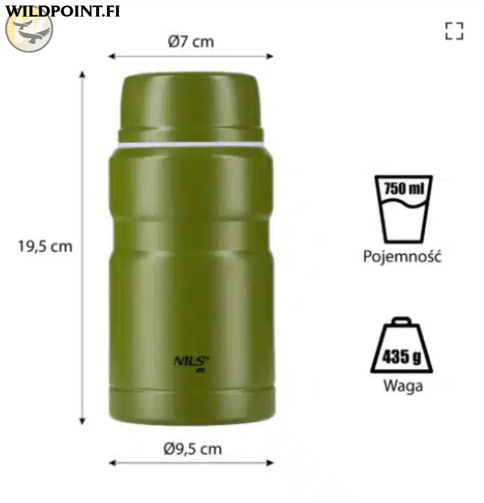 Termossetti 750ml NCT02 NILS CAMP - Accessories