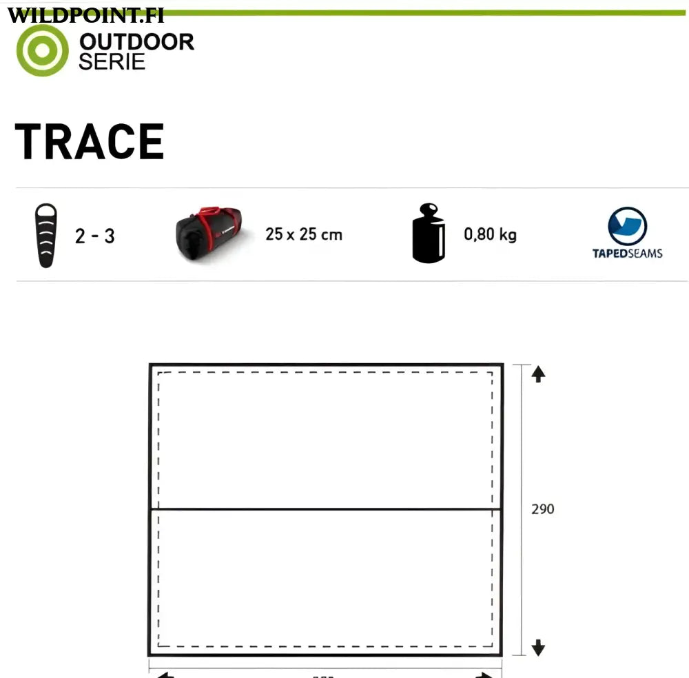 Trimm trace tarppi camo