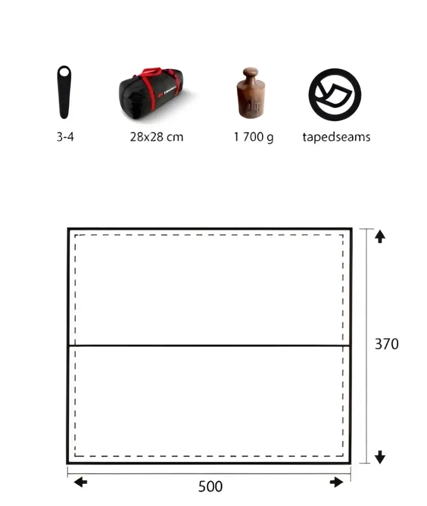Trimm trace xl tarppi vihreä - wildpoint outdoors retkeilyvarusteet verkkokaupasta 85 €