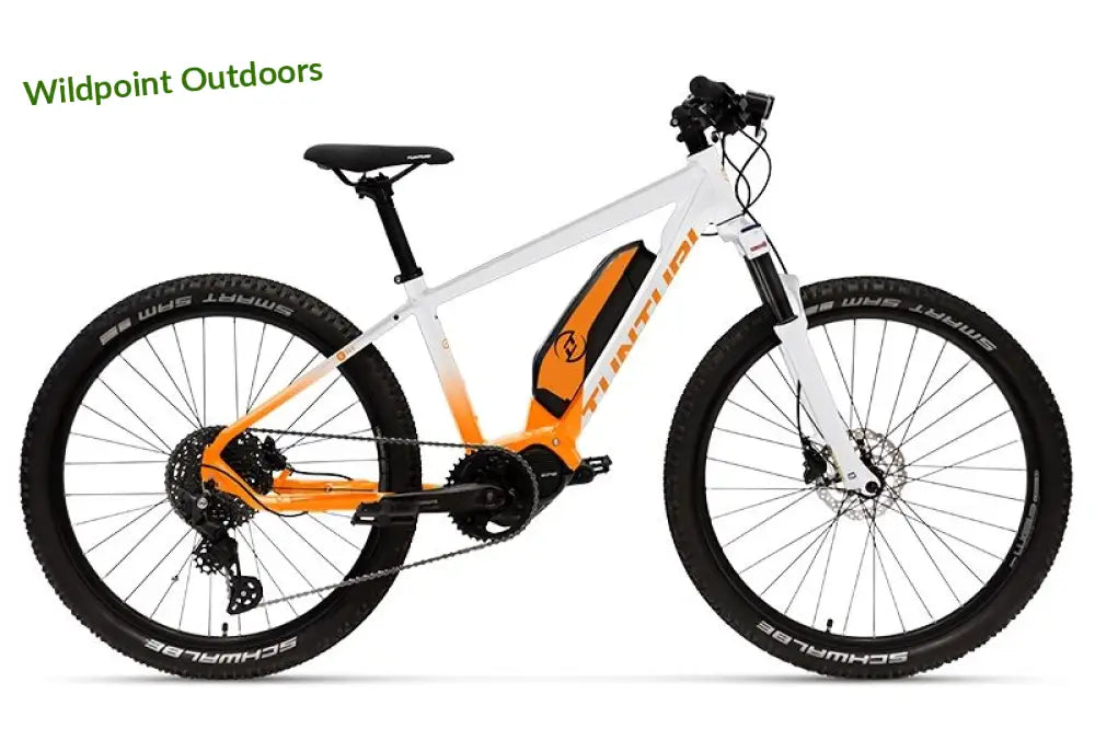 Tunturi e260 nuorten sähköpyörä (valko-oranssi) - uusi retkeily 1 899 €