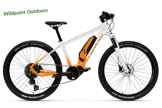 Tunturi e260 nuorten sähköpyörä (valko-oranssi) - uusi retkeily 1 899 €