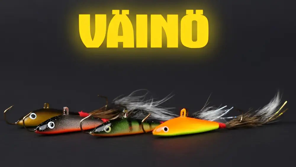 Väinö ace tasapaino 40mm keinotekoiset uistimet värikkäillä realistisilla kuviolla ja höyhenen jatkeilla