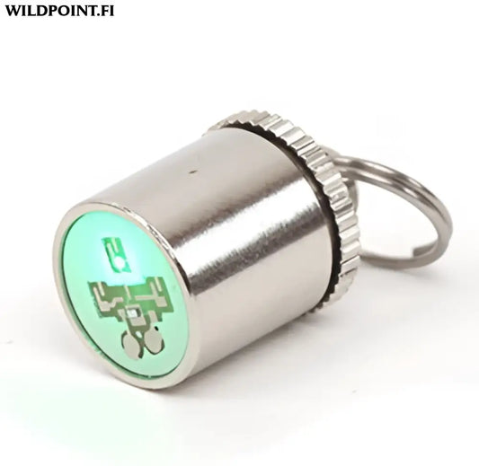 Väinö arctic char ss houkutinvalo metallinen vilkkuvalo pilkintään tai katiskaan - väinö arctic char flash ss green