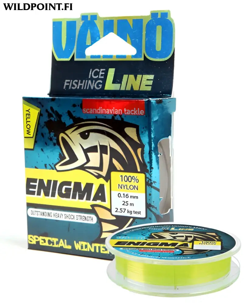 Väinö enigma pilkkisiima 25m - väinö enigma 25m 0.10mm 1.21kg keltainen