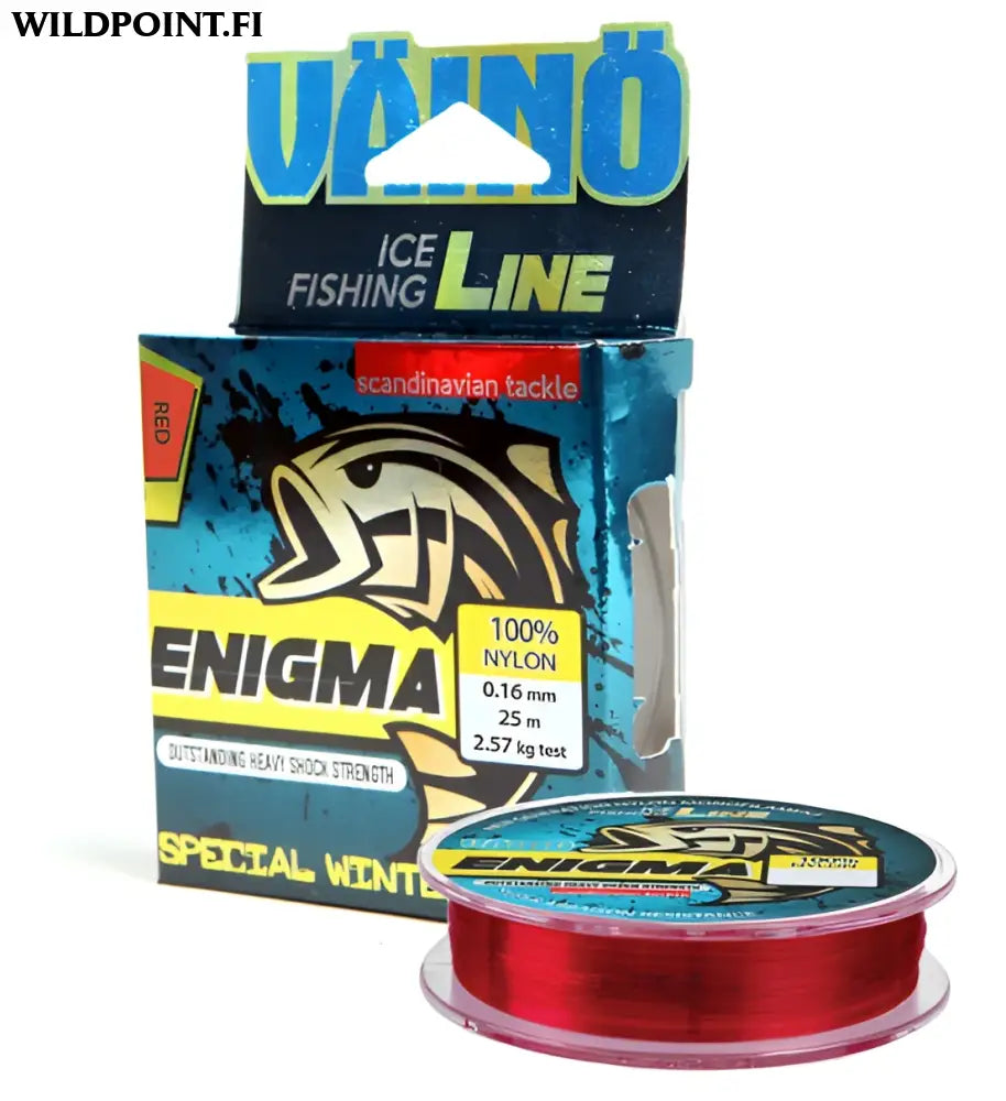 Väinö enigma pilkkisiima 25m - väinö enigma 25m 0.10mm 1.21kg punainen