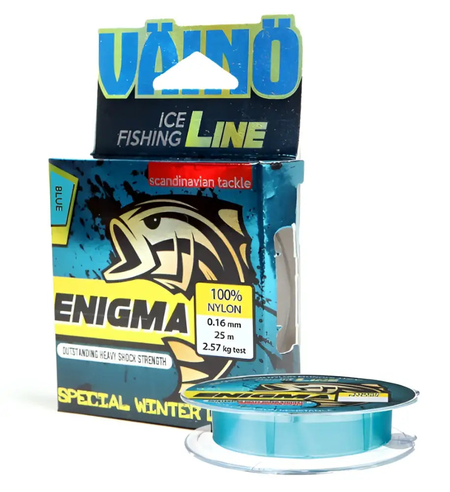 Väinö enigma pilkkisiima 25m - 0.10mm 1.21kg sininen - wildpoint outdoors retkeilyvarusteet verkkokaupasta 2,99 €