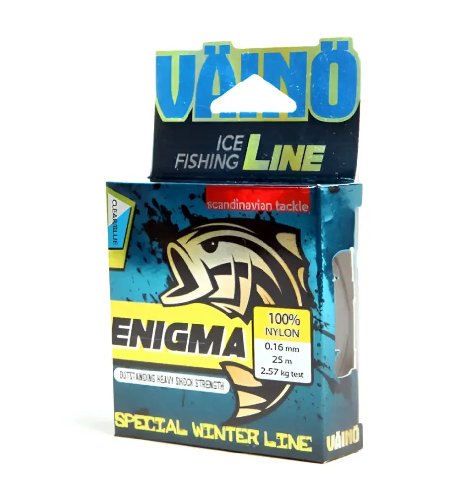 Enigma pilkkisiima 25m punainen nylon talvisiima - väinö 0.10mm 1.21kg - outlet poistotuote retkeilyvarusteet