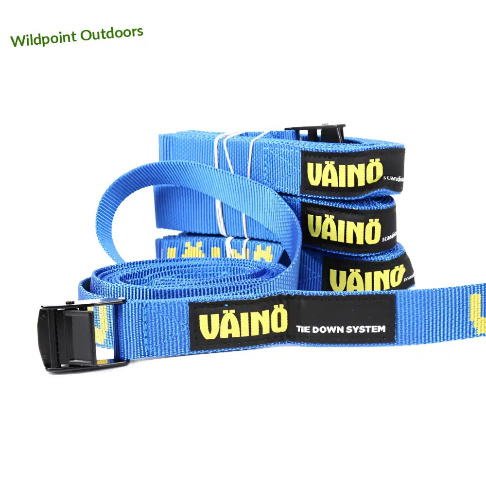 Väinö kiinnityshihnasarja karabiineilla ja jääruuveilla - retkeily 29,90 €