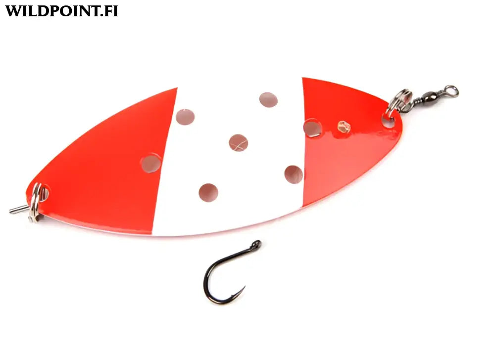 Väinö nellimn 85mm 14g isokokoiset rautulätkät upeissa väreissä. - väinö nellimn redwhite 85mm 14g