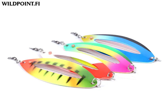 Väinö tanabru 85mm 13g isokokoiset rautulätkät valoaukolla.