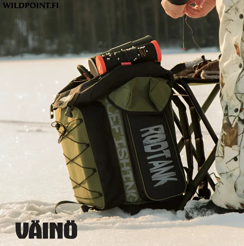 Väinö tank 50l pilkkireppu / reppujakkara