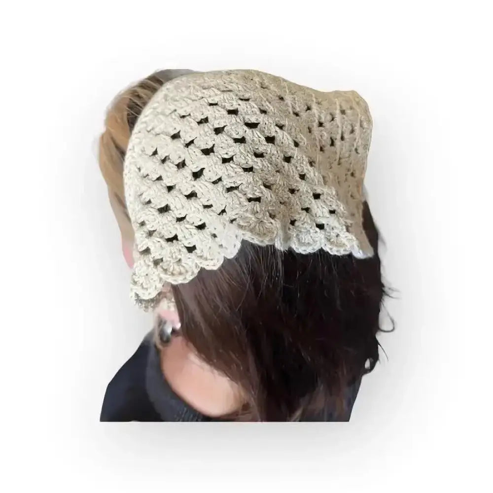 Virkattu hellehuivi - huivi kesään retkeily