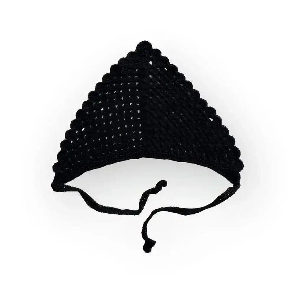 Virkattu hellehuivi - musta - huivi kesään retkeilyvarusteet verkkokaupasta 18,90 €