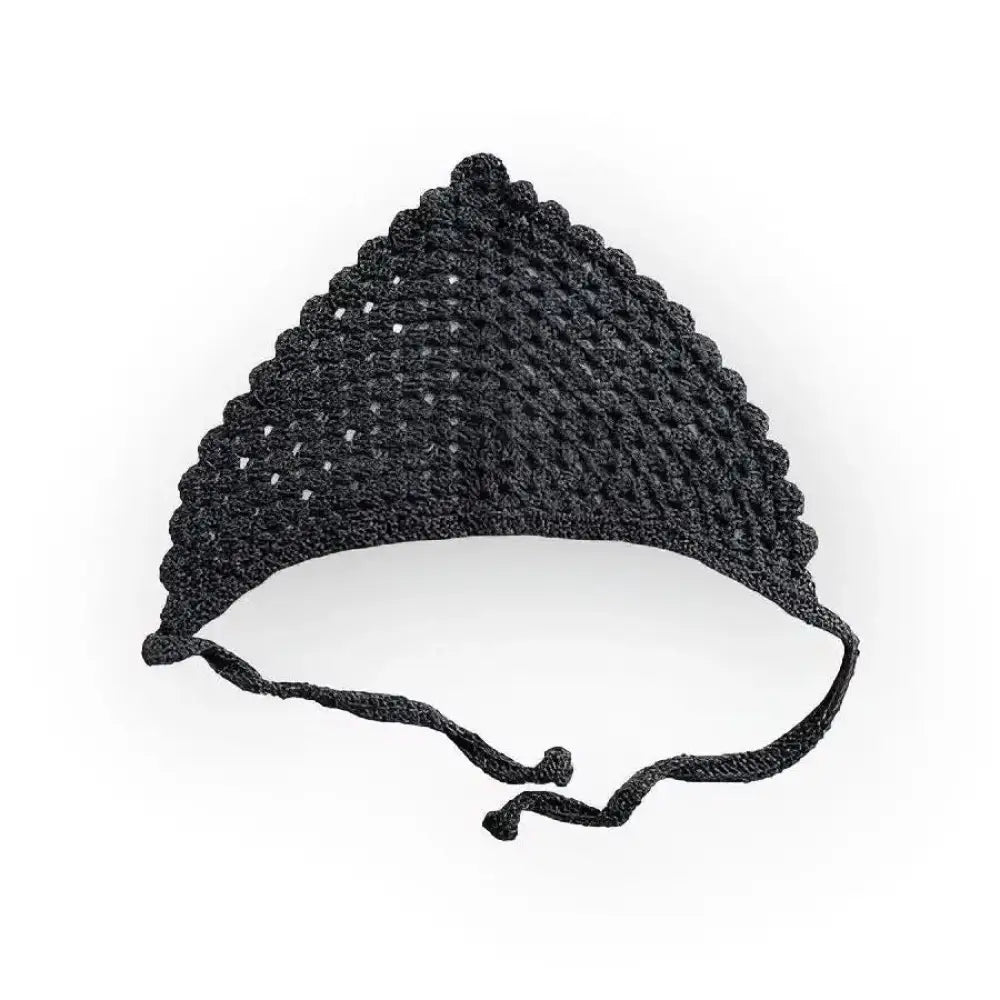 Virkattu hellehuivi - tummanharmaa - huivi kesään retkeilyvarusteet verkkokaupasta 18,90 €