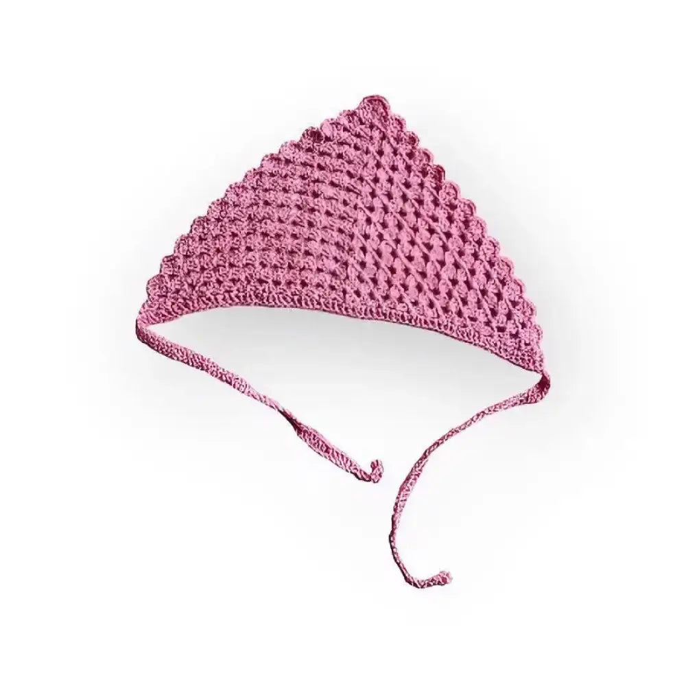 Virkattu hellehuivi - vaaleanpunainen - huivi kesään retkeily 18,90 €