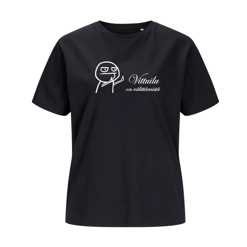 Vittuilu on välittämistä - t-paita naisten - black / xxs - wildpoint retkeilyvarusteet verkkokaupasta 23,90 €