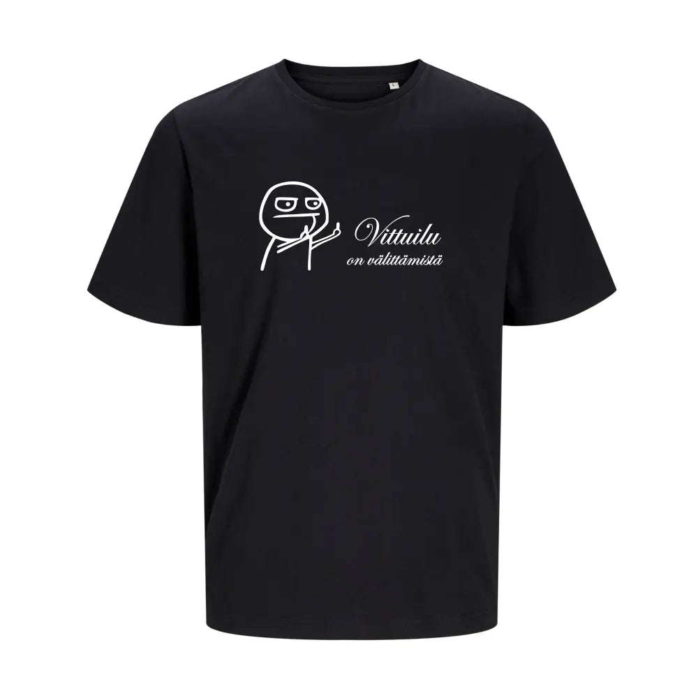 Vittuilu on välittämistä - t-paita unisex - black / xs - wildpoint retkeilyvarusteet verkkokaupasta 23,90 €