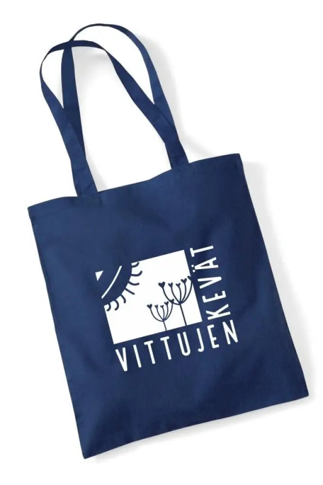 Vittujen kevät logo - kangaskassi - french navy - kangaskassi - wildpoint outdoors retkeilyvarusteet verkkokaupasta 15 €
