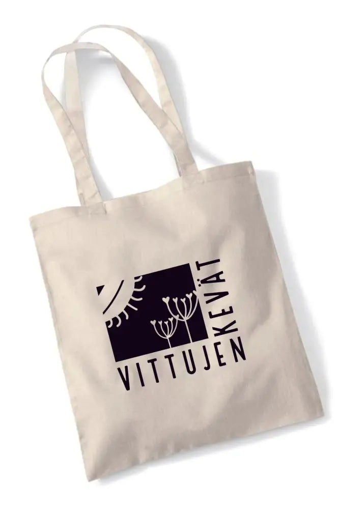 Vittujen kevät logo - kangaskassi - sand - kangaskassi - wildpoint outdoors retkeilyvarusteet verkkokaupasta 15 €