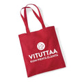 Vituttaa kuin pientä eläintä - kangaskassi - punainen - kangaskassi - wildpoint retkeilyvarusteet verkkokaupasta 15 €