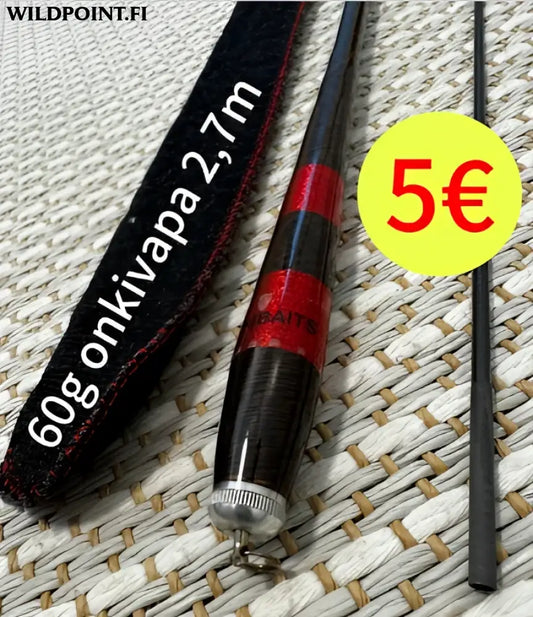 Vuokraamon poisto | onkivapa 2,7m / 60g