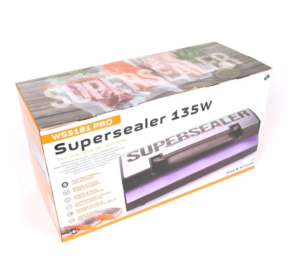 W + s 5181 pro vakuumikone 135w - kotiin walz schöder retkeilyvarusteet verkkokaupasta 157 €