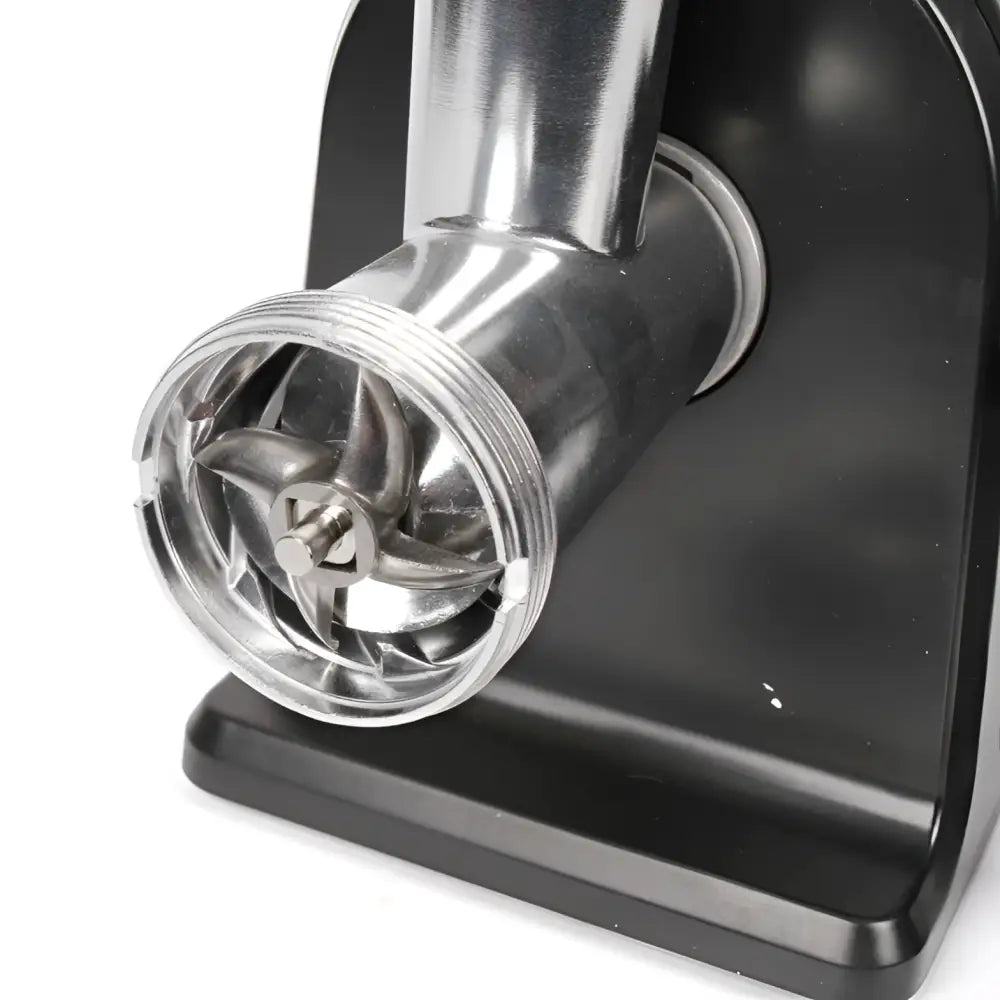 Black and stainless steel ws liha ja kalamylly 2200w with polished metallic grinding chamber for meat processing