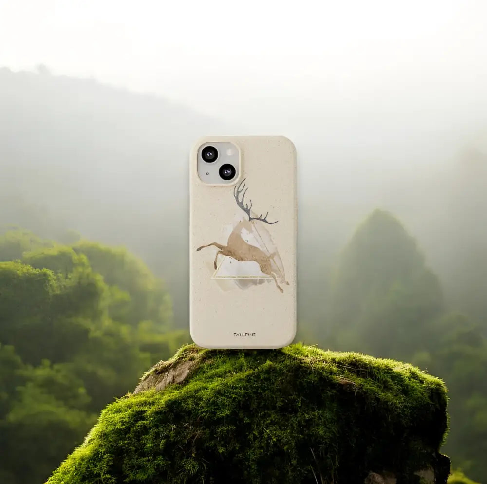 Watercolor buck’s grace - eco case - wildpoint retkeilyvarusteet verkkokaupasta