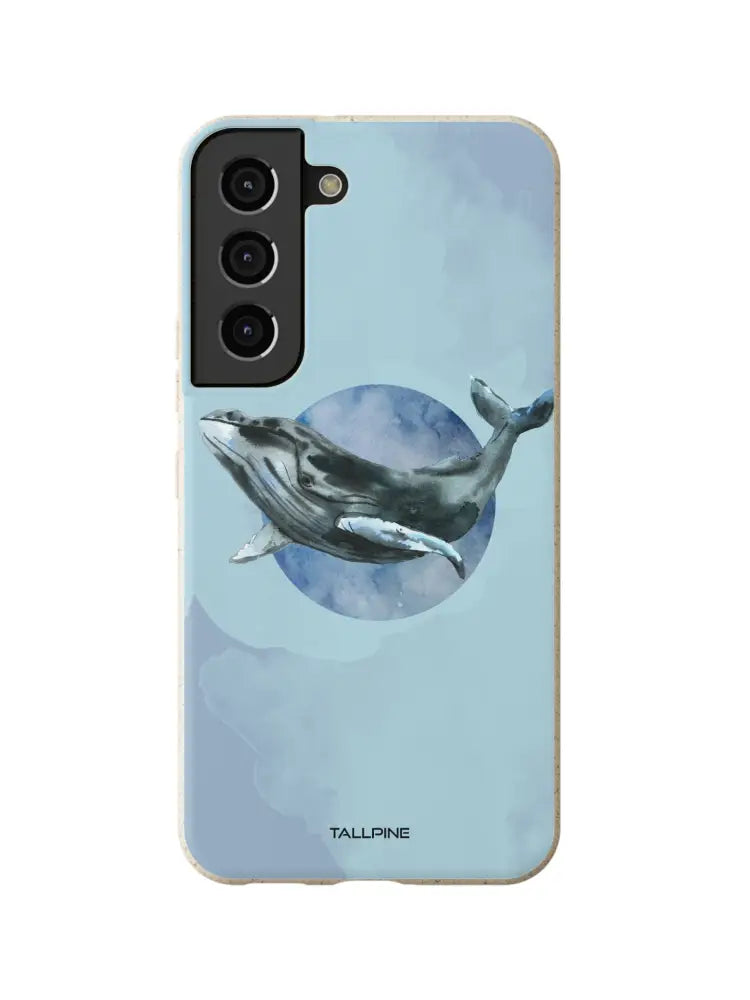 Watercolor whale - eco case - samsung galaxy s25 - wildpoint outdoors retkeilyvarusteet verkkokaupasta 35 €