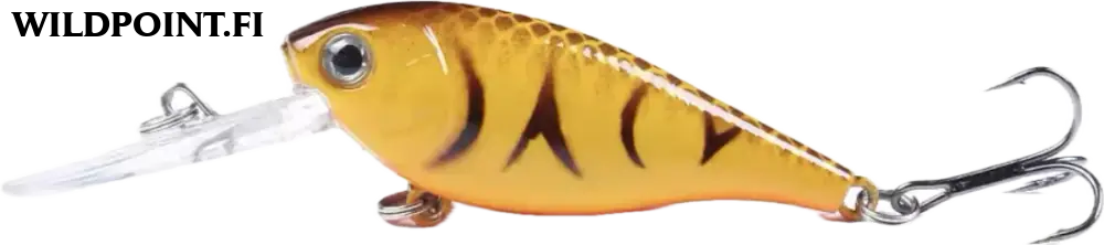 Wildpoint tammukka 5,5cm 7g - keltainen