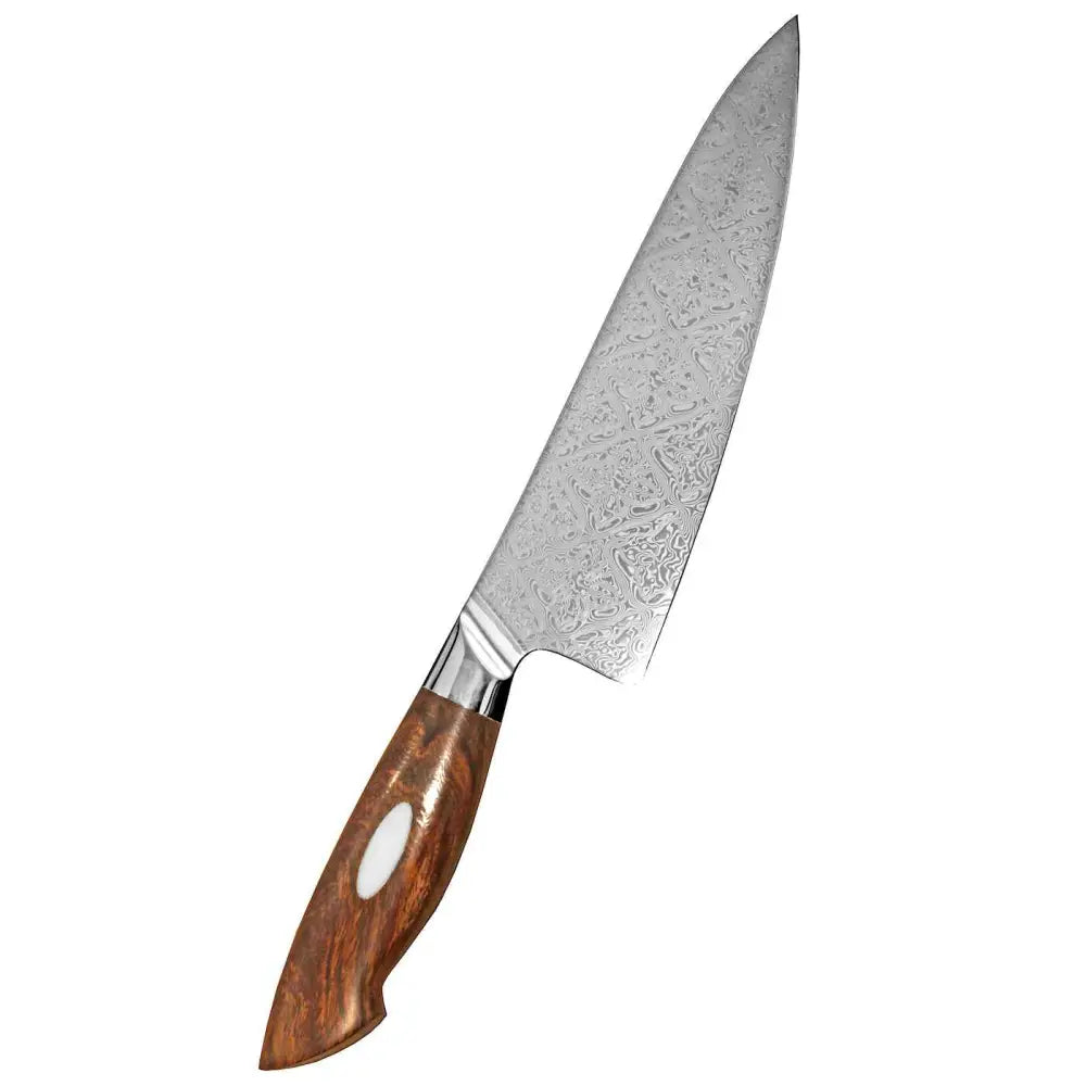Xinzuo jiang damaskus kokkiveitsi 21 cm - keittiövarusteet ja tarvikkeet - wildpoint retkeilyvarusteet verkkokaupasta