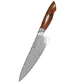 Xinzuo jiang damaskus kokkiveitsi 21 cm - keittiövarusteet ja tarvikkeet - wildpoint retkeilyvarusteet verkkokaupasta