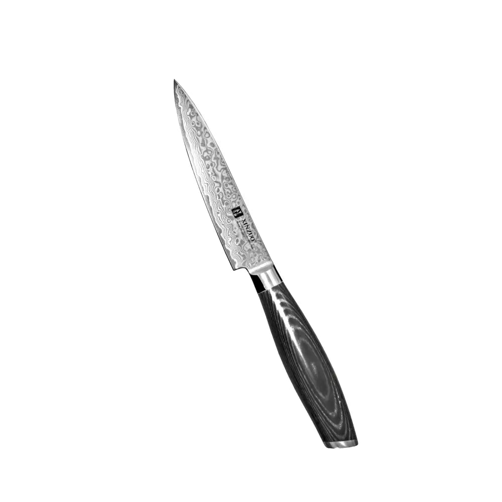 Xinzuo ya damascus vihannes-/ hedelmäveitsi 13 cm - keittiövarusteet ja tarvikkeet retkeilyvarusteet verkkokaupasta