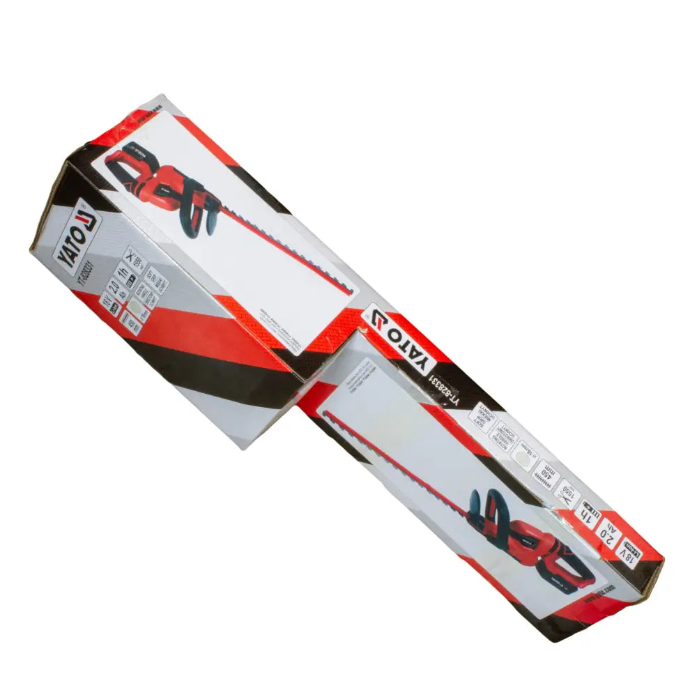 Yato akkupensasleikkuri 18v 45 cm + 2.0 ah akku ja laturi - retkeilyvarusteet verkkokaupasta 99,95 €