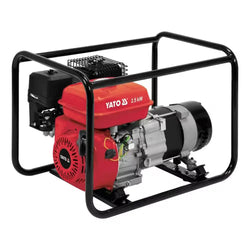 Punainen ja musta yato generaattori 2700w avr 2.5 kw kannettava suojatussa metallikehyksessä